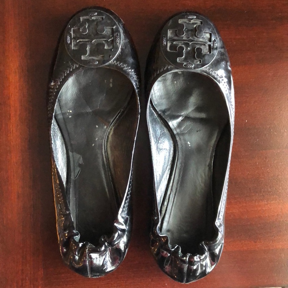 Black Tory Burch Flats